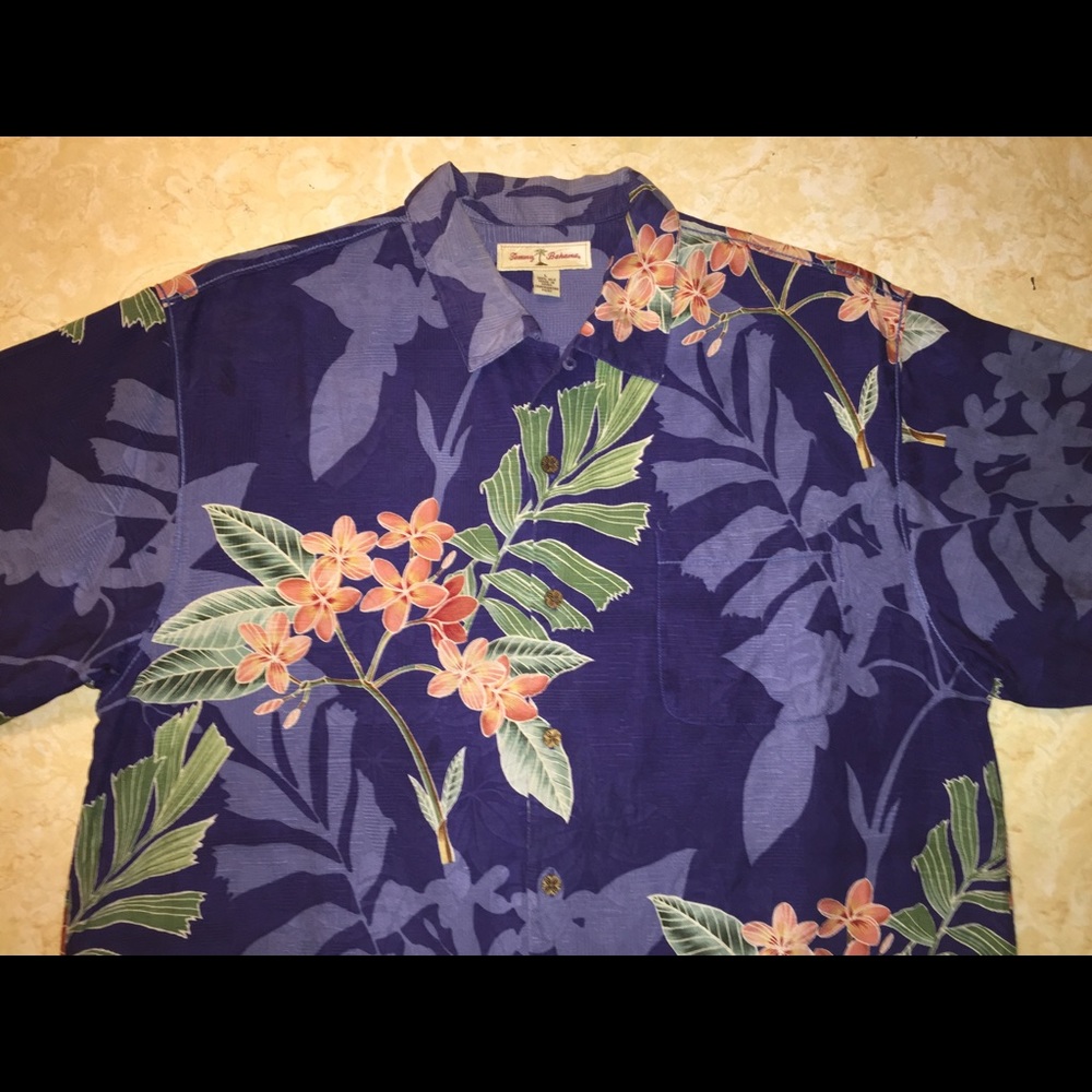 Men's Tommy Bahama Tropical Silk Shirt L