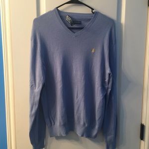 Ralph Lauren V Neck Knitted Sweater