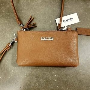 NWT Kenneth Cole Genuine Leather Mini Crossbody