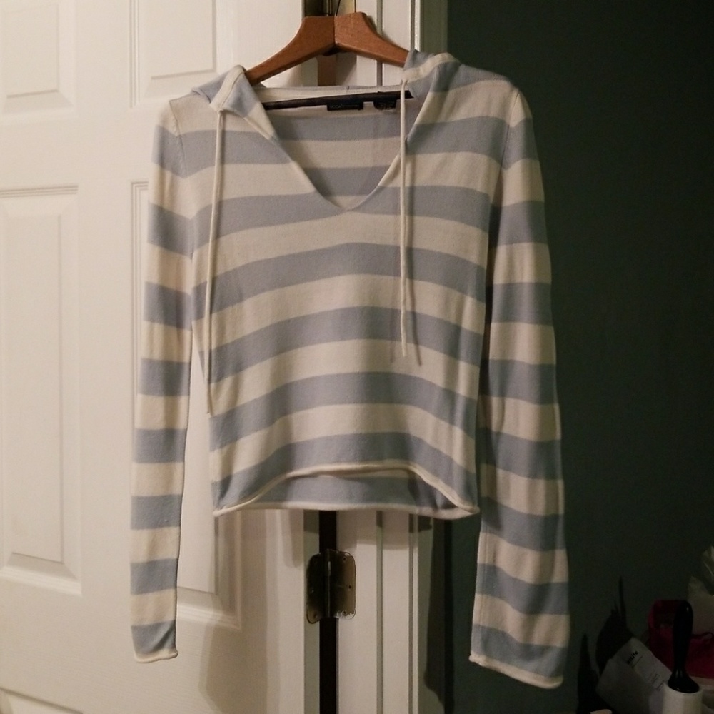 Moda international striped nautical sweater
