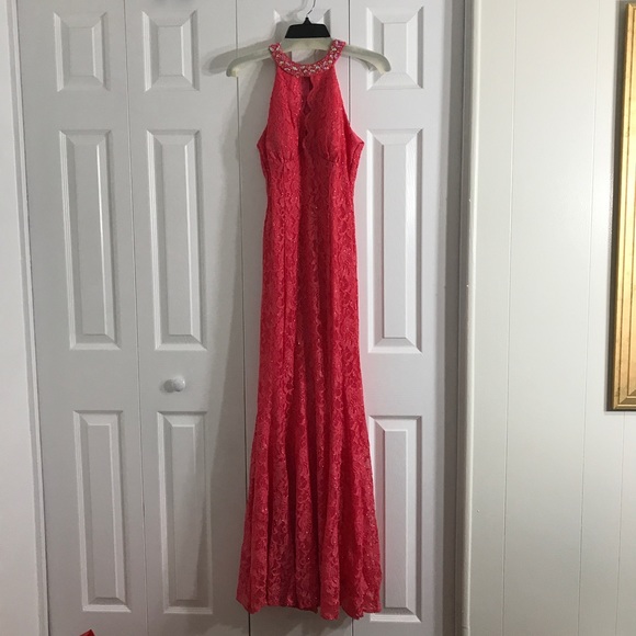 Gorgeous Coral Dress basically new! - Picture 1 of 7