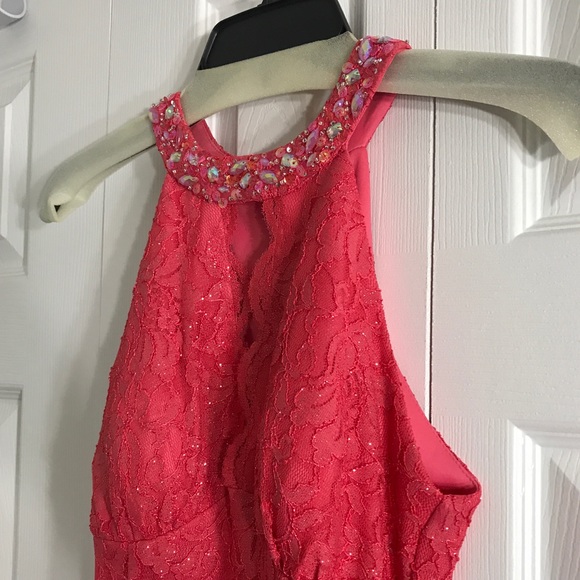 Gorgeous Coral Dress basically new! - Picture 3 of 7