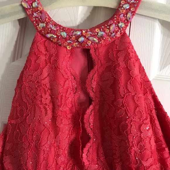 Gorgeous Coral Dress basically new! - Picture 4 of 7