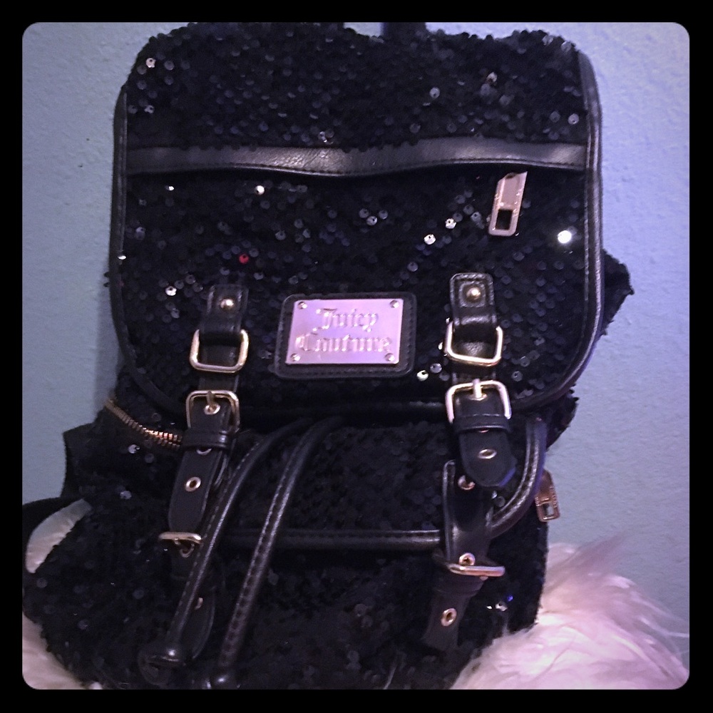 Black backpack juicy