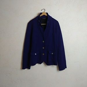 Dark Blue Eileen Fisher Jacket