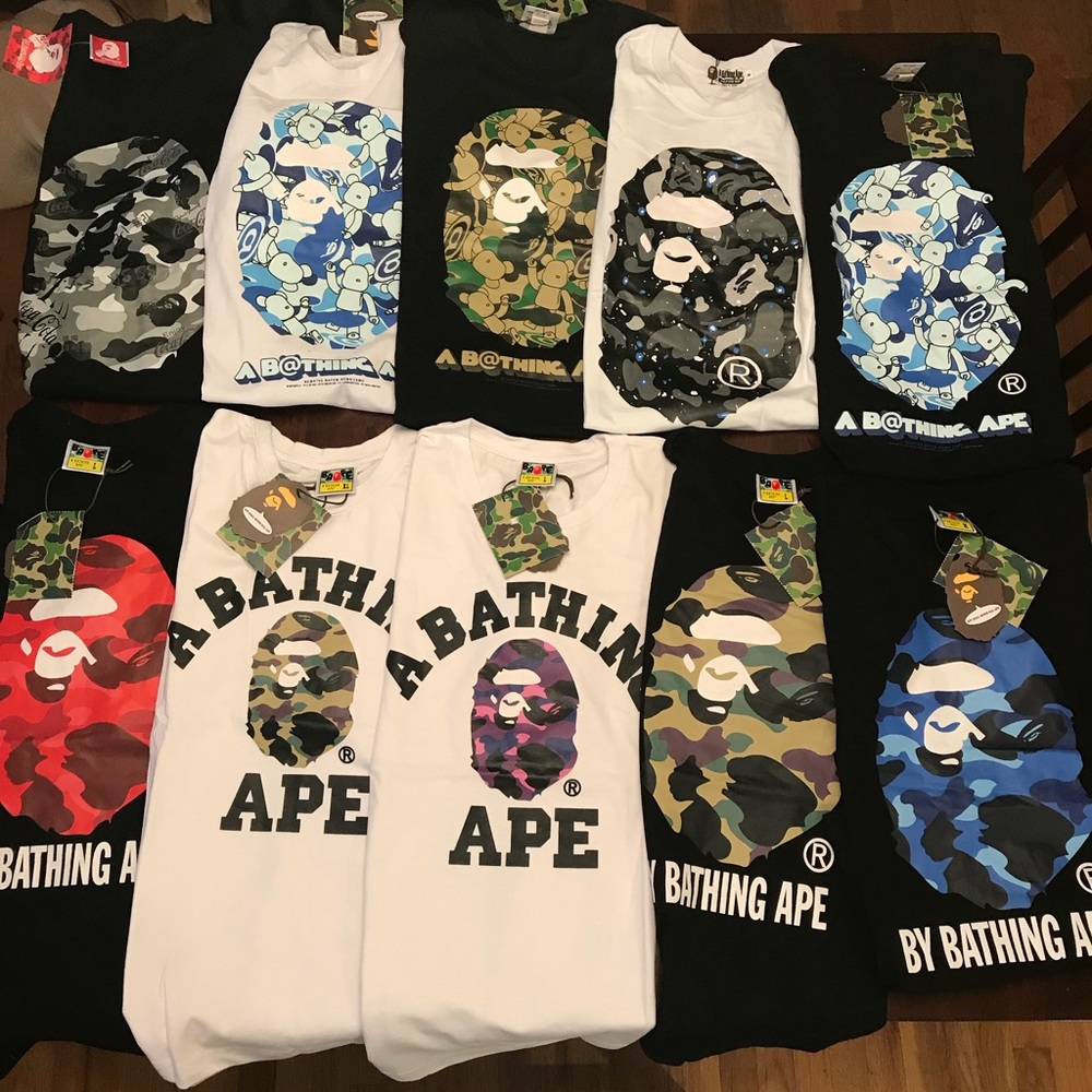 Lots of bape for under retail!