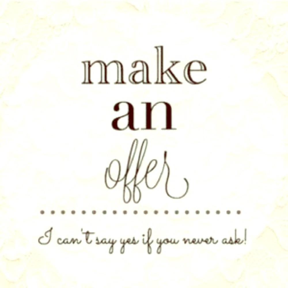 Make an Offer 😊