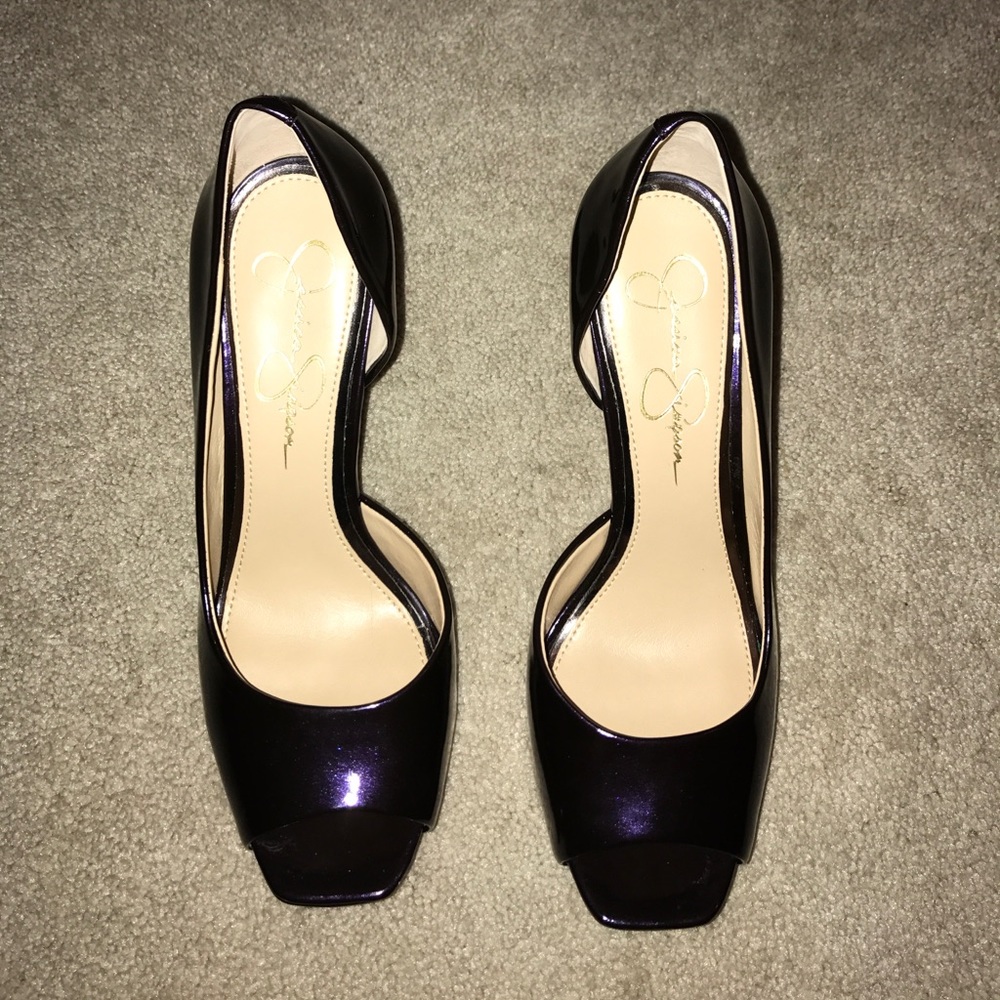 Dark purple Sparkly Jessica Simpson Heels