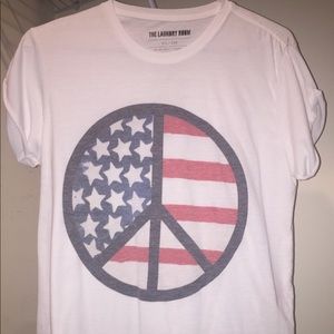 Peace sign America tshirt