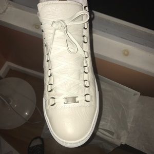 Leather Balenciaga Arena Sneakers