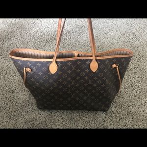 Authentic Louis Vuitton neverfull gm handbag