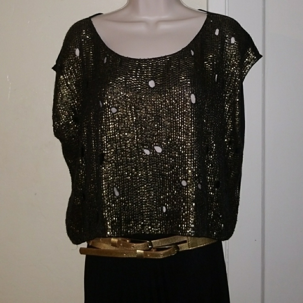 SON OF JOHN Fancy blouse sequin
