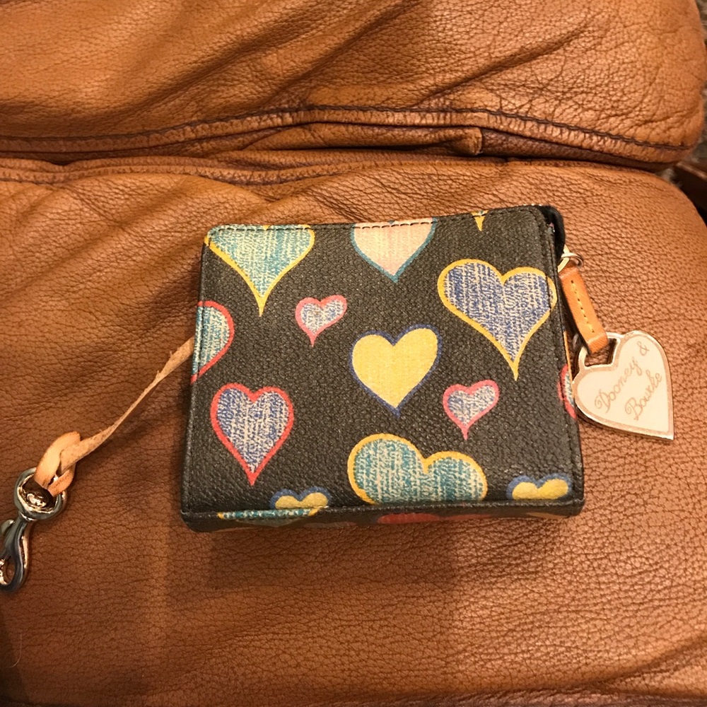 Dooney and Burke small hearts wallet