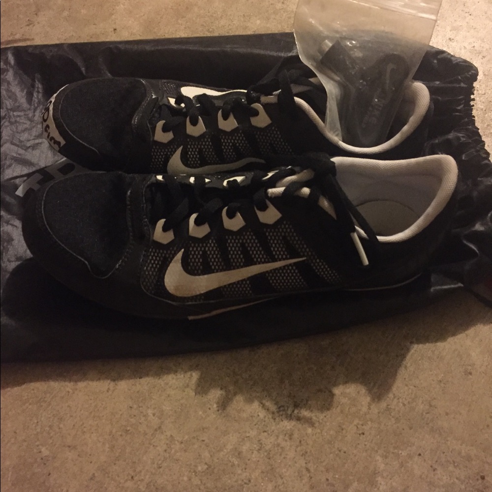 Nike track shoes with key