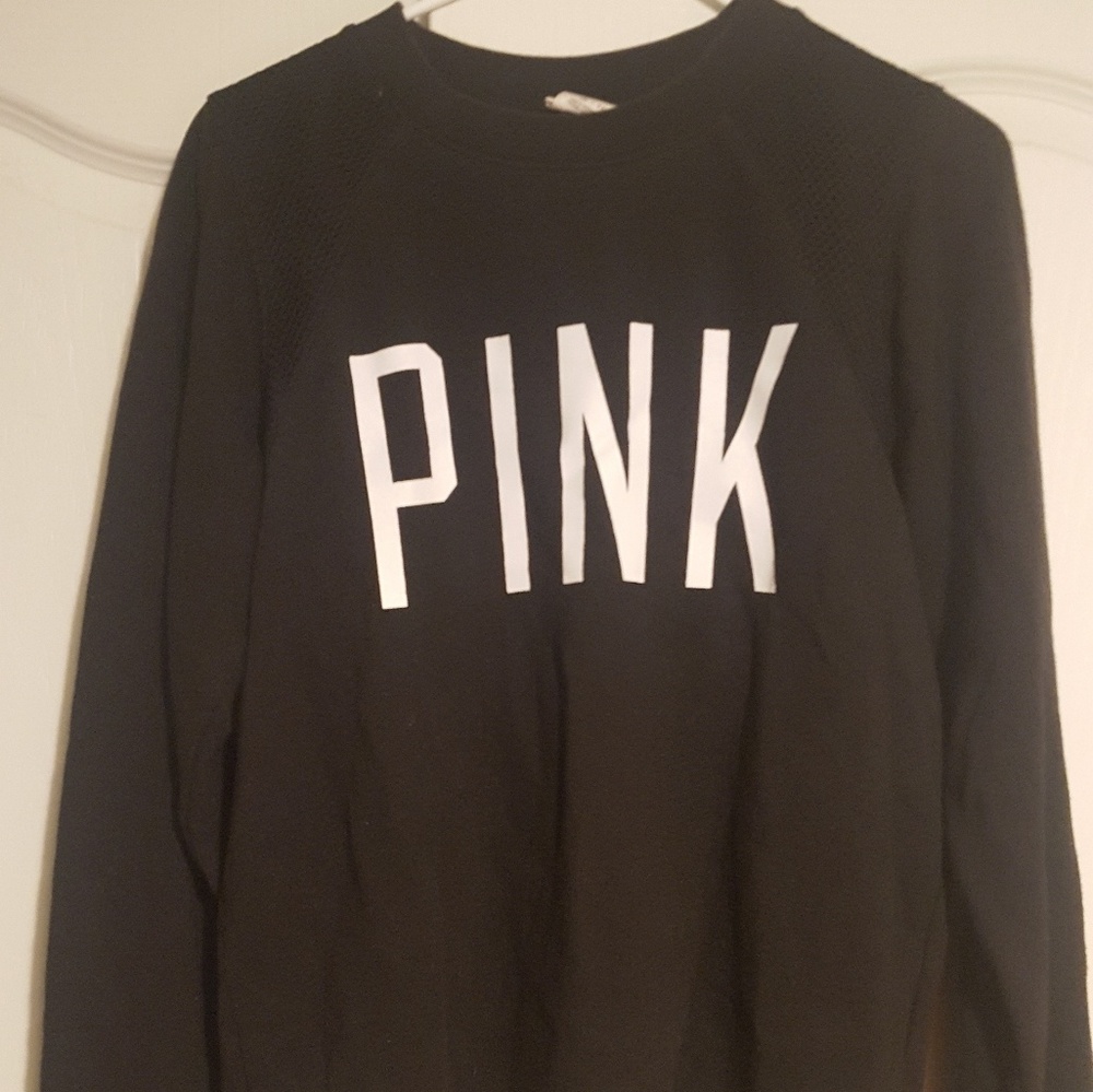 PINK black xs sweatshirt