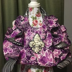 ☀️Fleur de lis purse