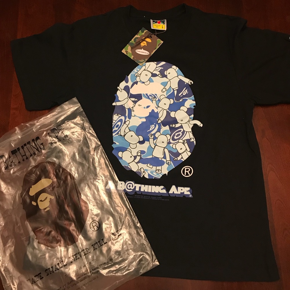 Bathing Ape Bear Brick Collab