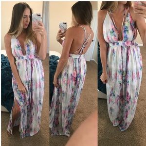 Tie dye maxi