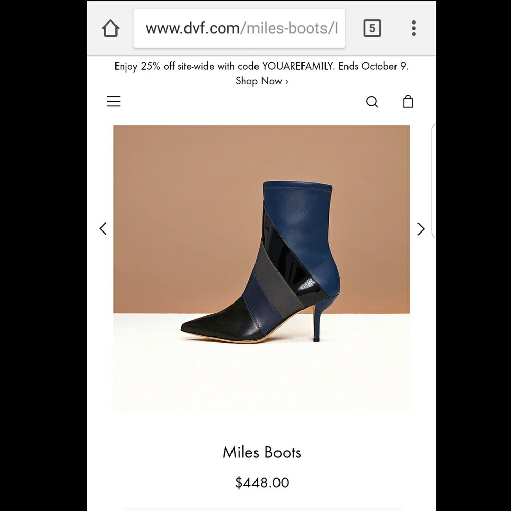 DIANE VON FURSTENBERG MILES BOOTIES