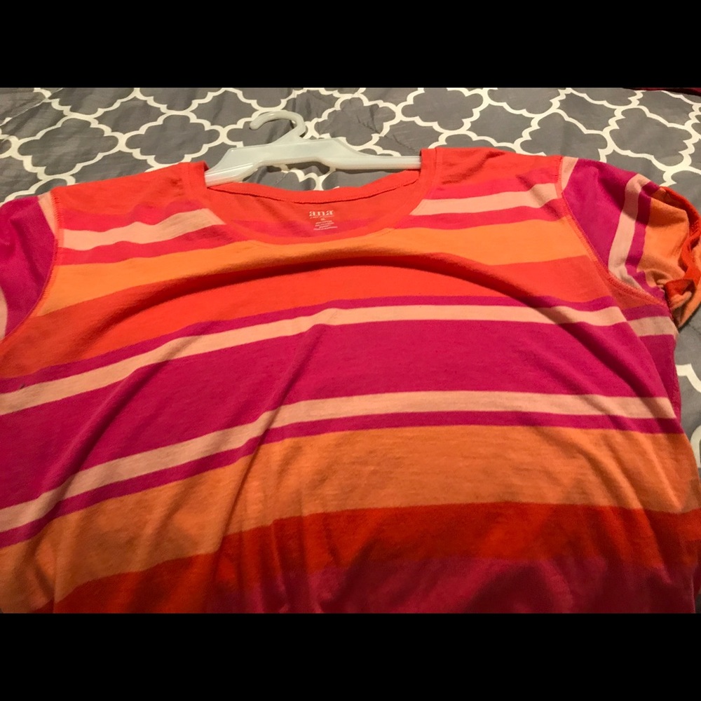 Ana Short Sleeve Striped Shirt