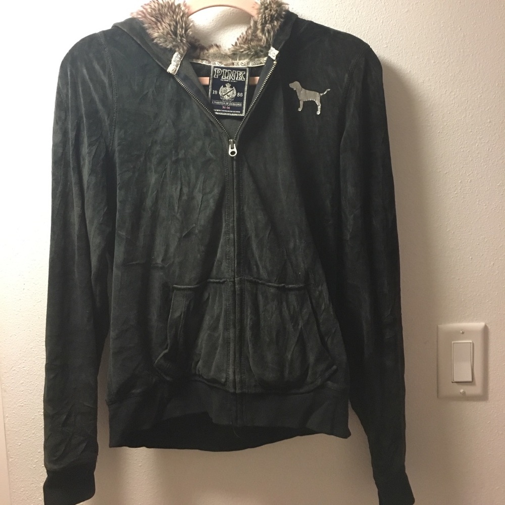 Victoria's Secret Pink zip up hoodie