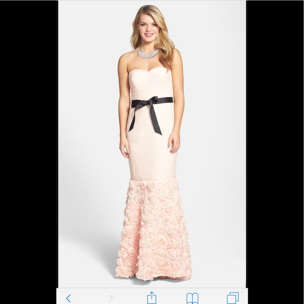 JS Collection Rosette Bottom Dress