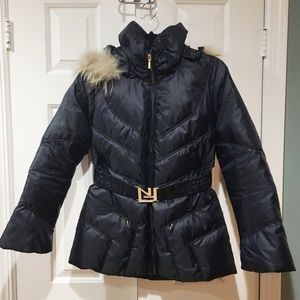Down coat NAVY