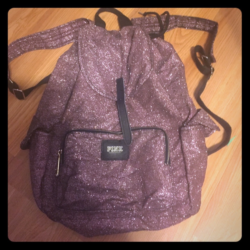 PINK Victoria secret sparkly backpack