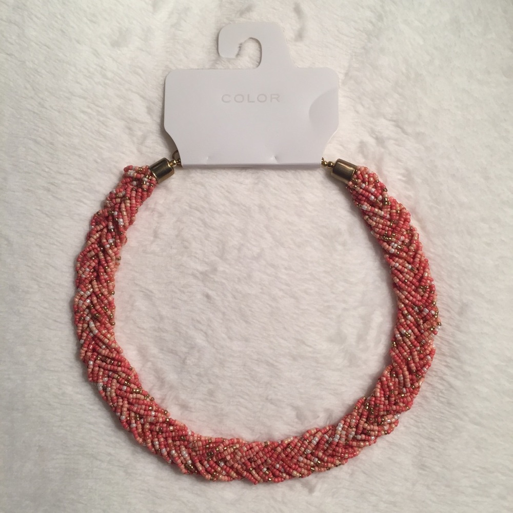 NWT Braided Statement Necklace