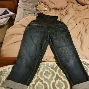 Indigo Blue Secret Fit Belly Straight Leg Maternit