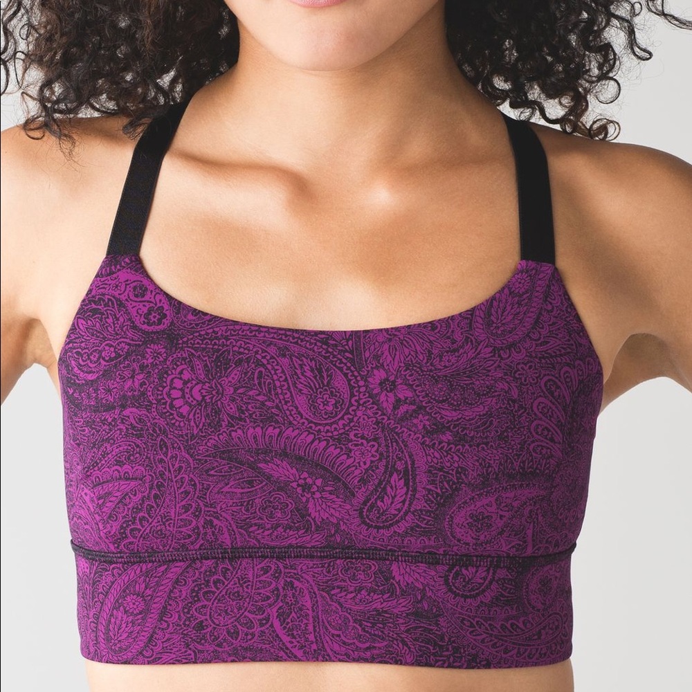 Lululemon purple Both Ways sports bra size 4