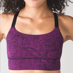 Lululemon purple Both Ways sports bra size 4