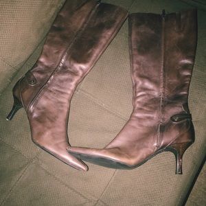 Brown Anne Klein boots size 11