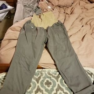 Jean maternity capris