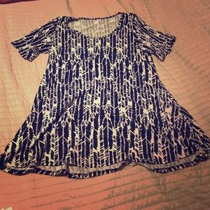 Black & White pattern Perfect Tee ❤️Swing Top