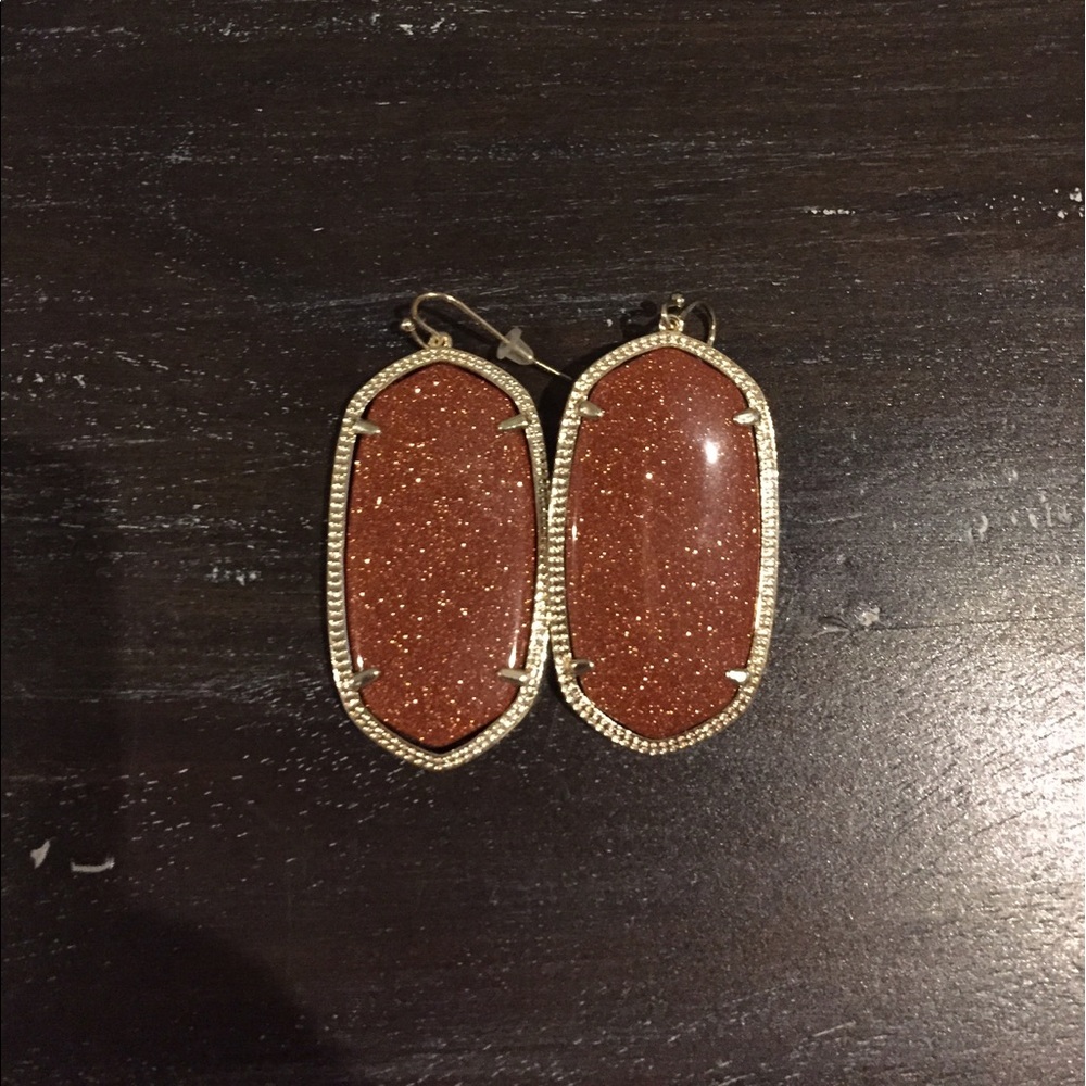 Kendra Scott Burnt Orange Earrings