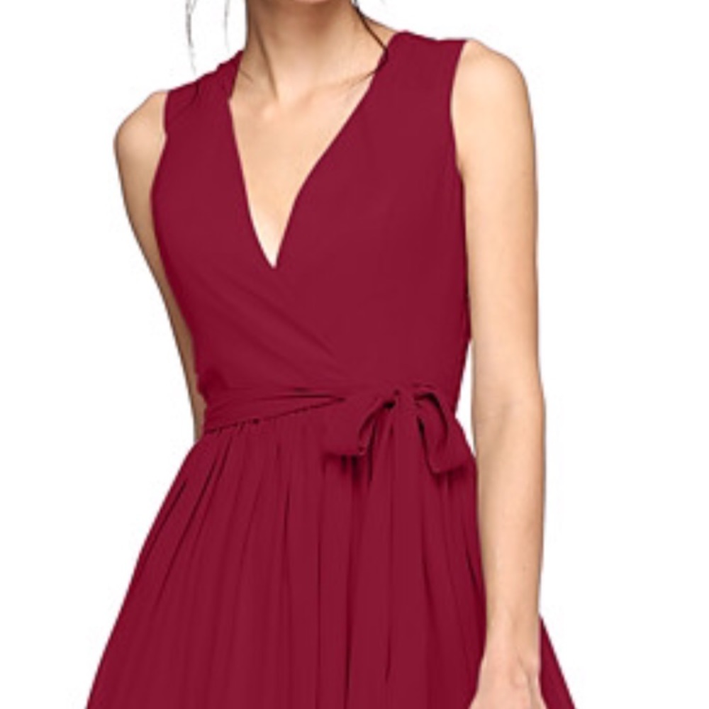 Burgundy Bridesmaid Dress
