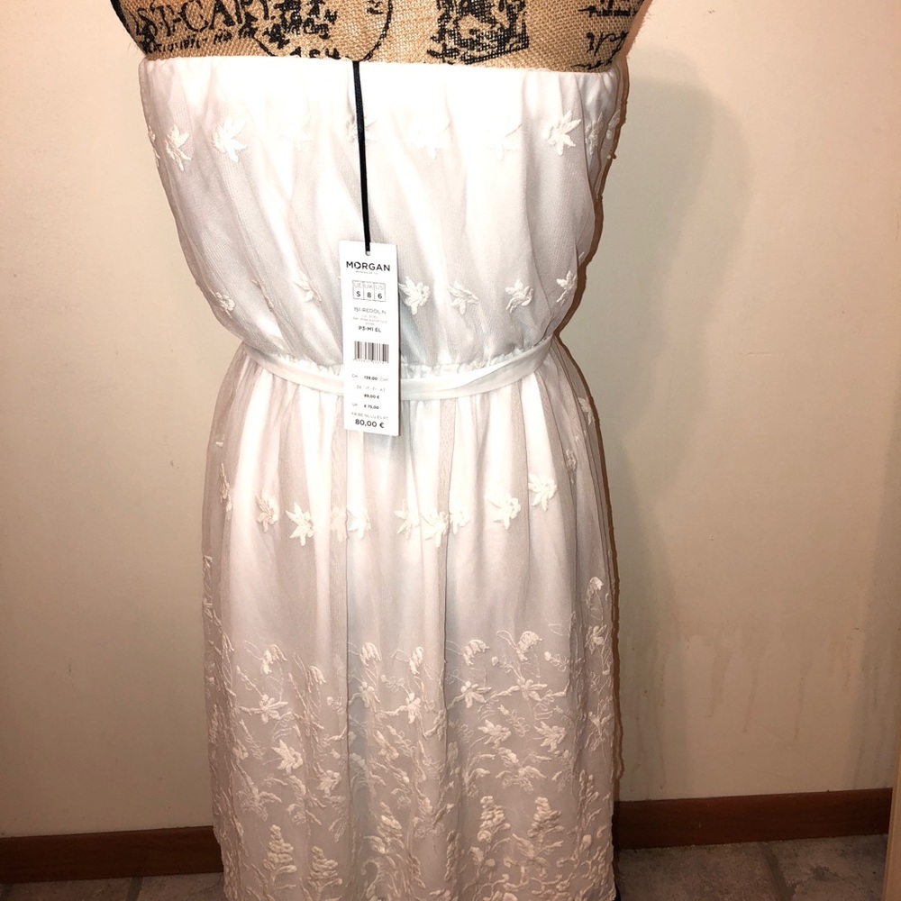 NWT MORGAN DE TOI STRAPLESS GOWN SIZE 6