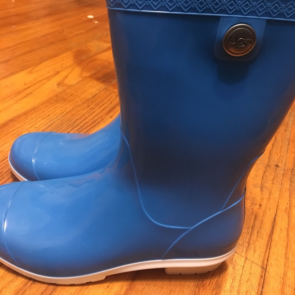 UGG blue rain boots