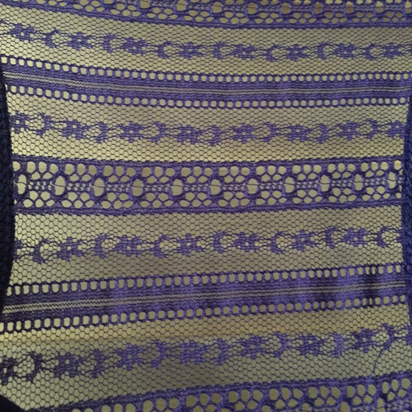 Blue Patterned Racerback Top - Picture 2 of 4