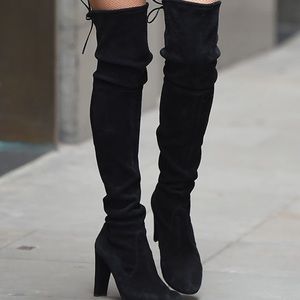 SUEDE BOOTS WITH HEEL