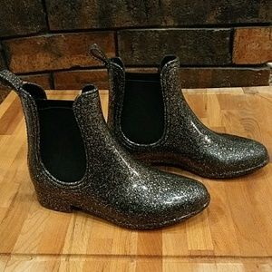 GIRLS’ FASHION GLITTER RAIN BOOTS