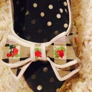 betsey johnson cherry shoes