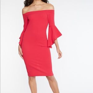 Off the shoulder dress