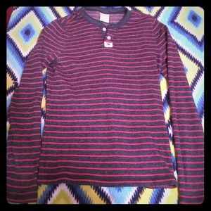 A&F Thermal Henley Long Sleeve, Boys, medium