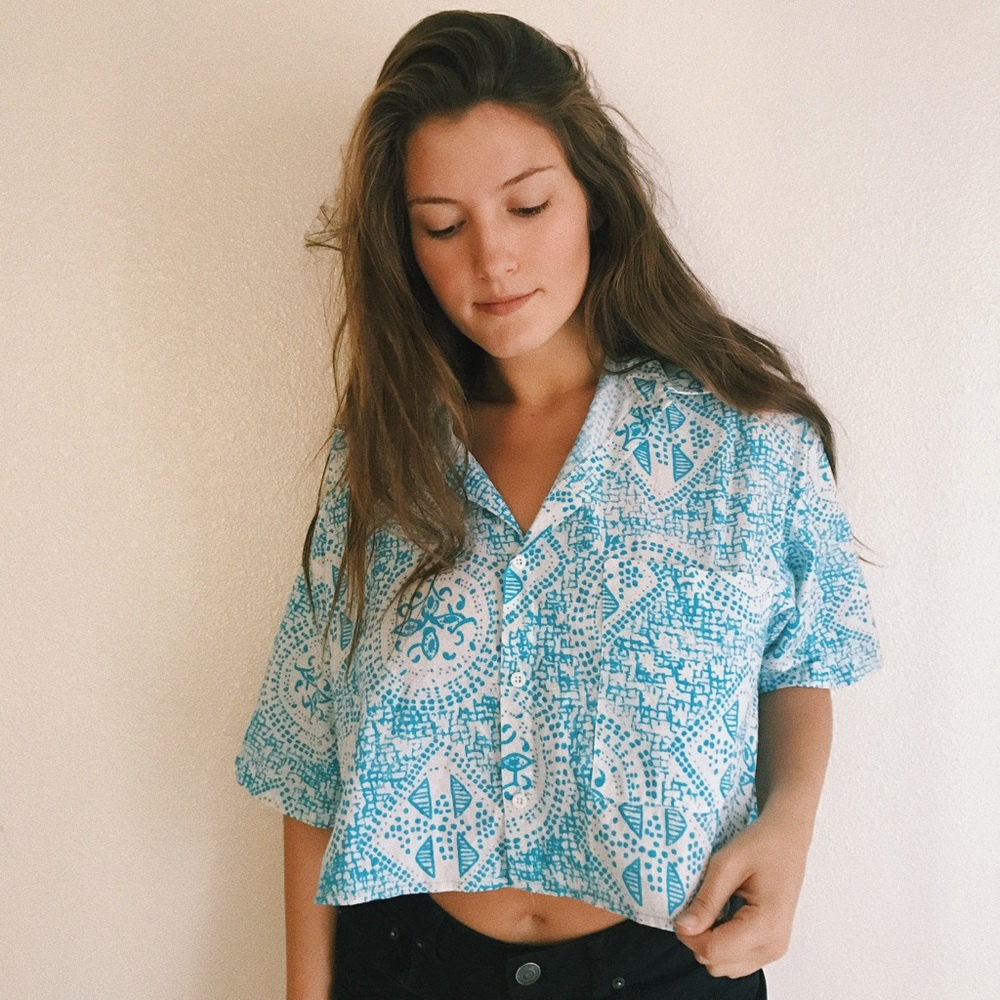 Vintage Marc Daniels cropped shirt