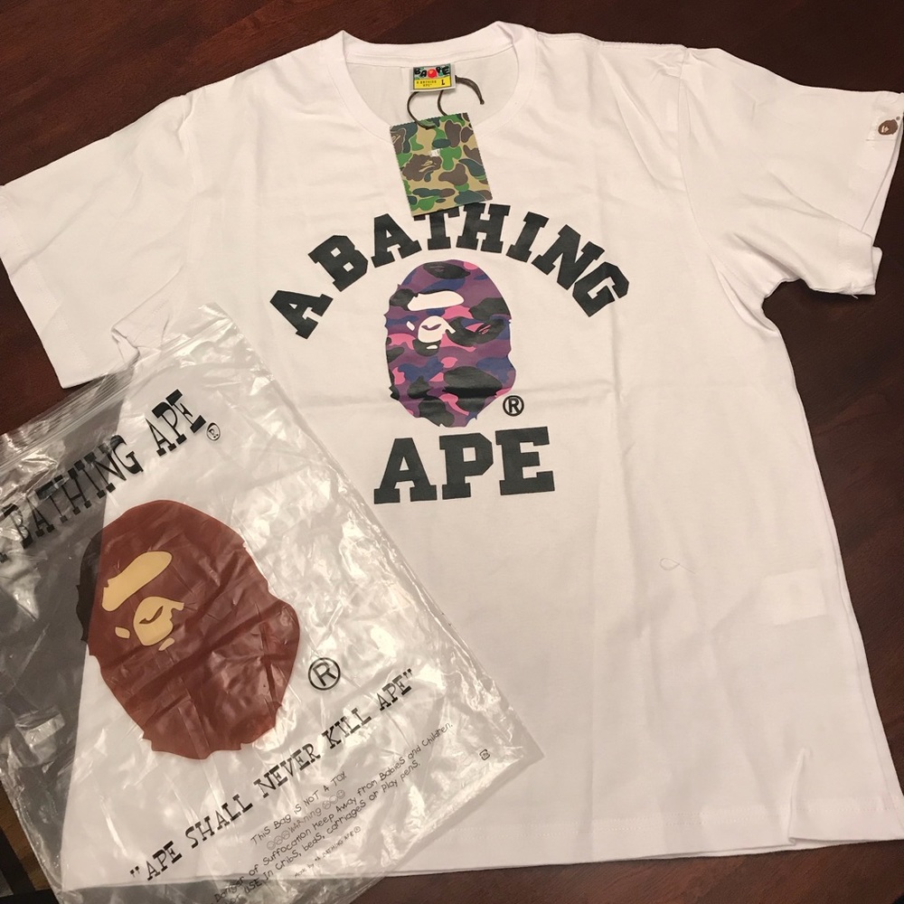 A Bathing Ape Tee Shirt.