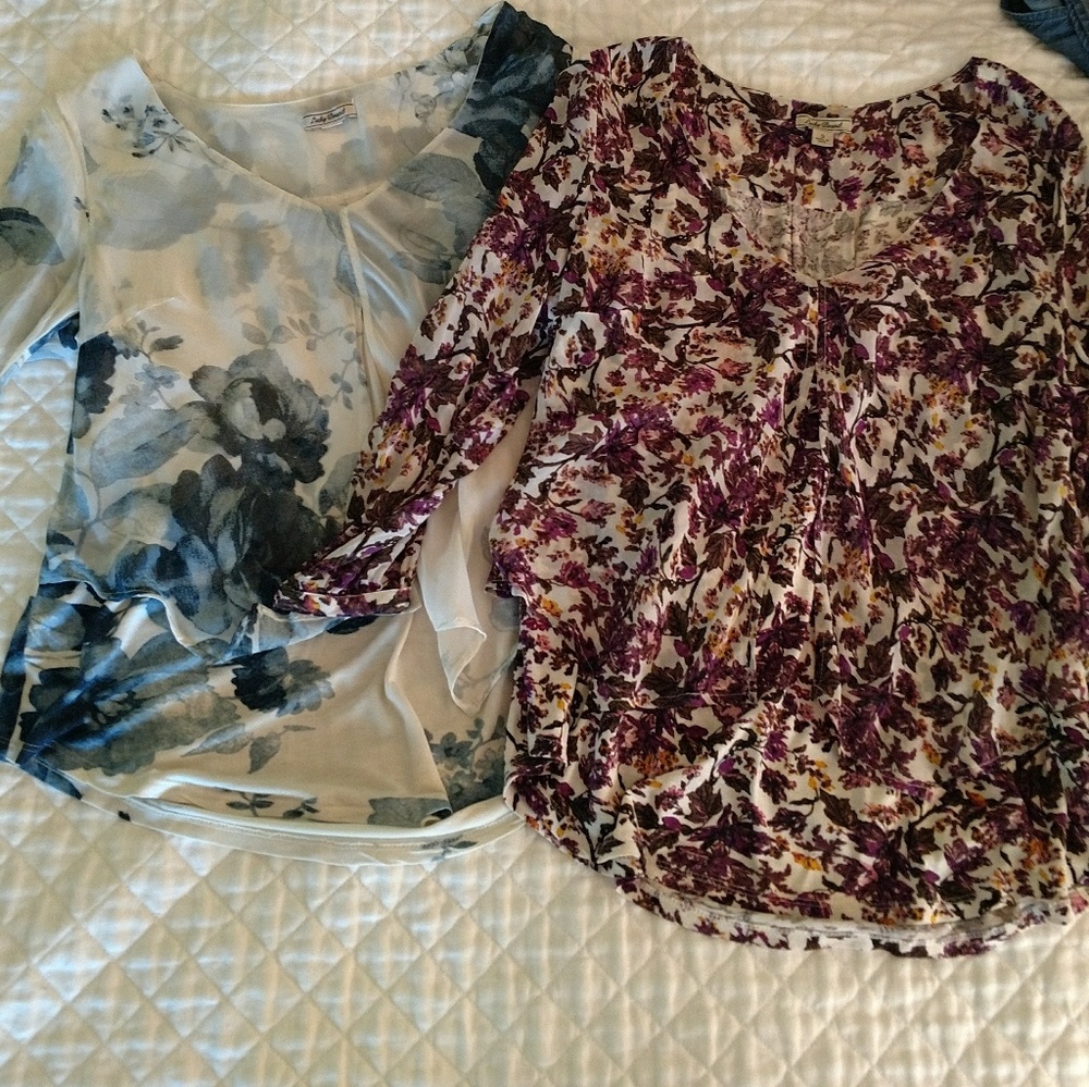 Two Lucky Brand blouses!
