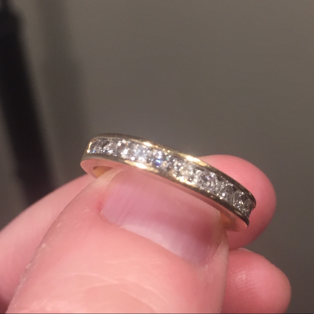 Zales Channel set Diamond Ring