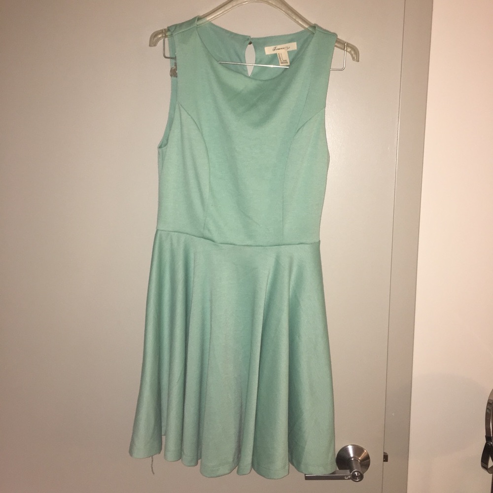 Mint colored Forever 21 dress